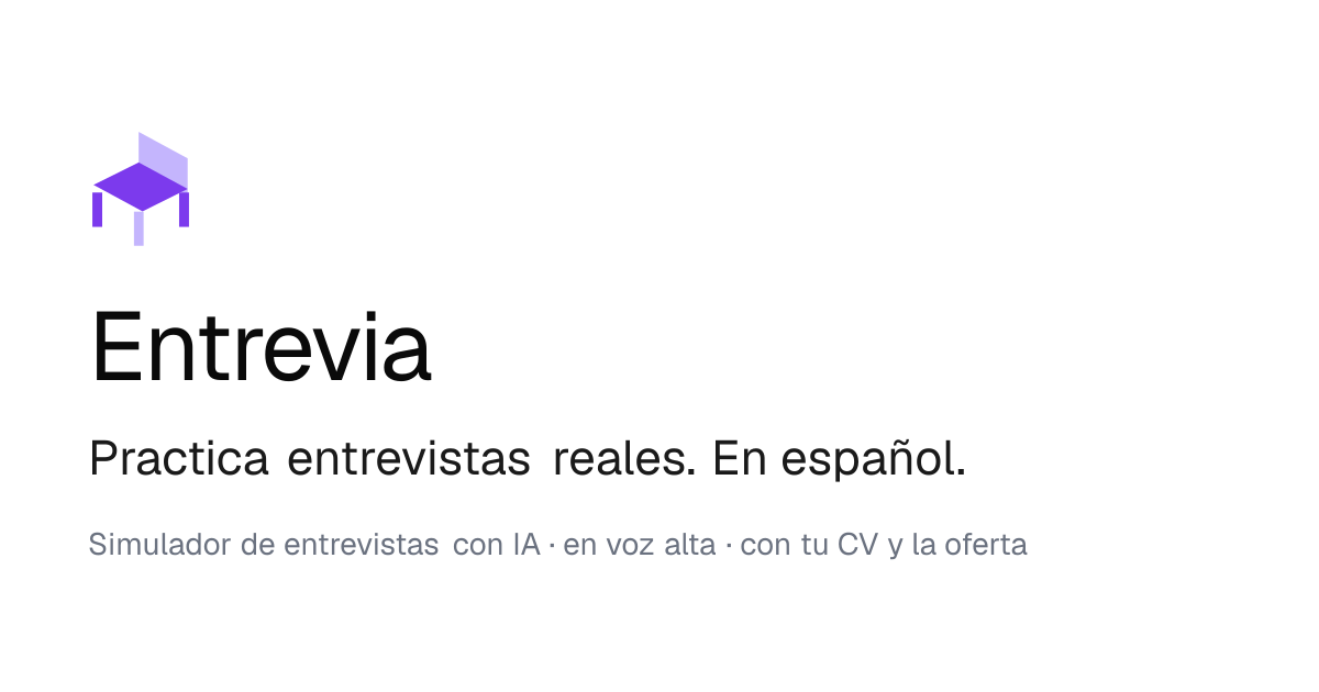 Free AI Mock Interview Practice Online | Entrevia
